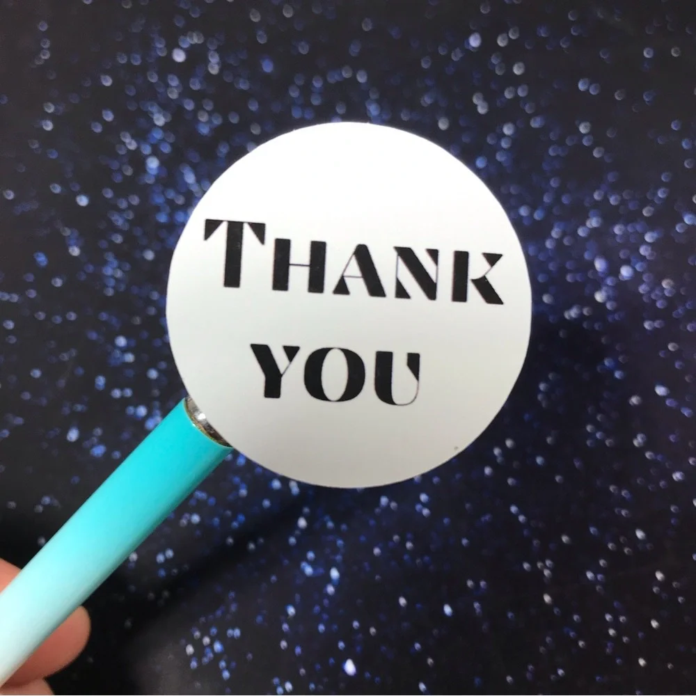 48 thank you stickers 1.5”